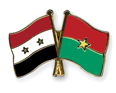 Fahnen Pins Syrien Burkina-Faso