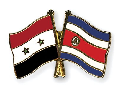 Fahnen Pins Syrien Costa-Rica