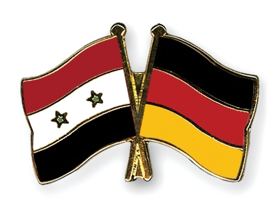 Fahnen Pins Syrien Deutschland
