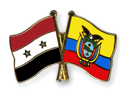 Fahnen Pins Syrien Ecuador