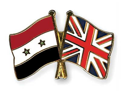 Fahnen Pins Syrien Grossbritannien