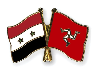 Fahnen Pins Syrien Isle-of-Man