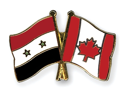 Fahnen Pins Syrien Kanada