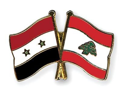 Fahnen Pins Syrien Libanon
