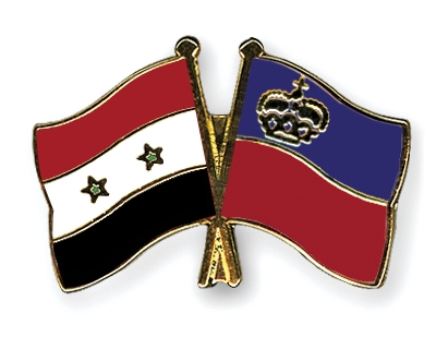 Fahnen Pins Syrien Liechtenstein