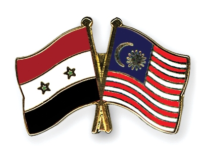 Fahnen Pins Syrien Malaysia
