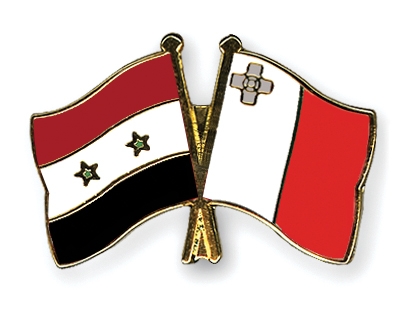 Fahnen Pins Syrien Malta