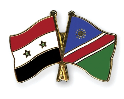 Fahnen Pins Syrien Namibia