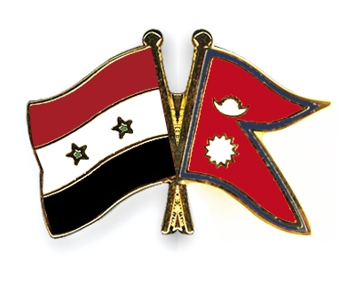 Fahnen Pins Syrien Nepal