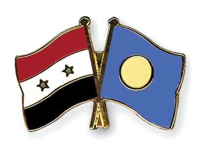 Fahnen Pins Syrien Palau