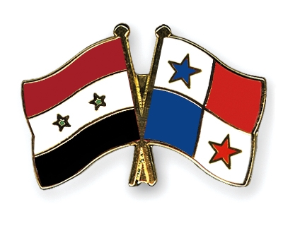 Fahnen Pins Syrien Panama