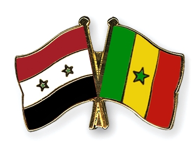 Fahnen Pins Syrien Senegal
