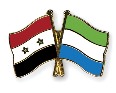 Fahnen Pins Syrien Sierra-Leone