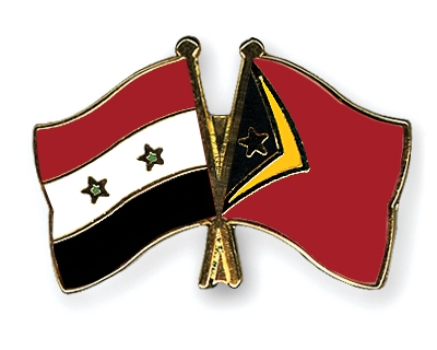 Fahnen Pins Syrien Timor-Leste