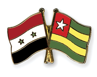 Fahnen Pins Syrien Togo