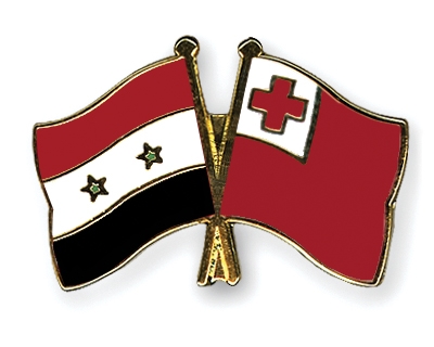 Fahnen Pins Syrien Tonga