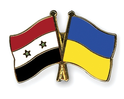 Fahnen Pins Syrien Ukraine