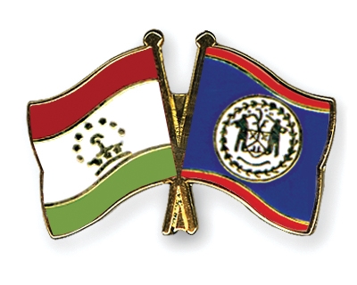 Fahnen Pins Tadschikistan Belize