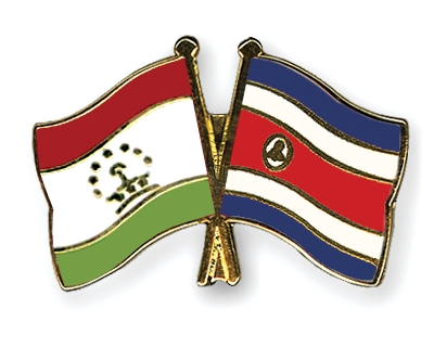 Fahnen Pins Tadschikistan Costa-Rica