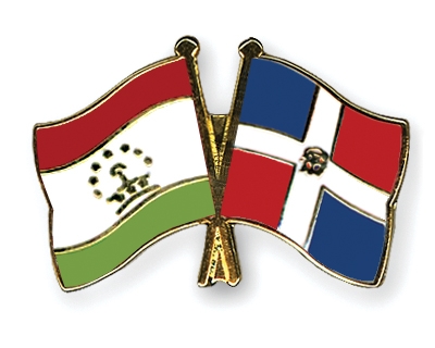 Fahnen Pins Tadschikistan Dominikanische-Republik