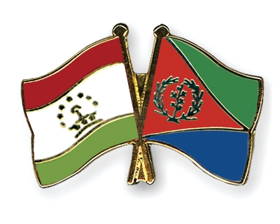 Fahnen Pins Tadschikistan Eritrea
