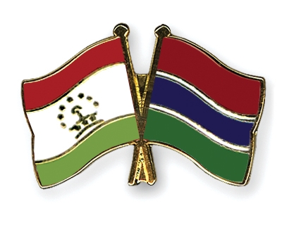 Fahnen Pins Tadschikistan Gambia