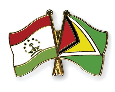 Fahnen Pins Tadschikistan Guyana
