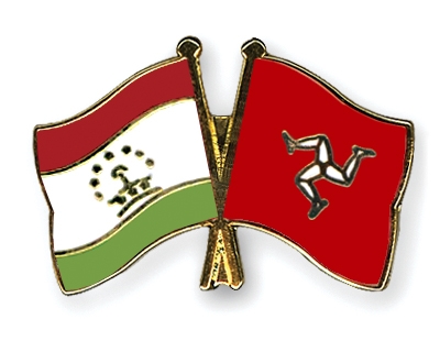 Fahnen Pins Tadschikistan Isle-of-Man