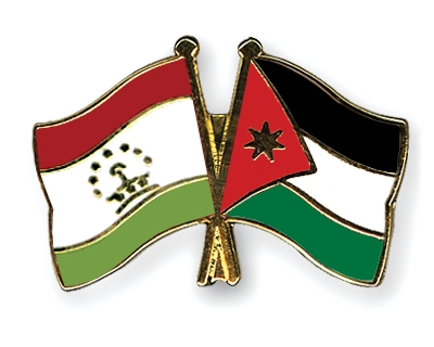 Fahnen Pins Tadschikistan Jordanien