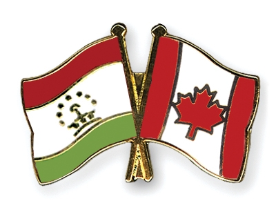 Fahnen Pins Tadschikistan Kanada