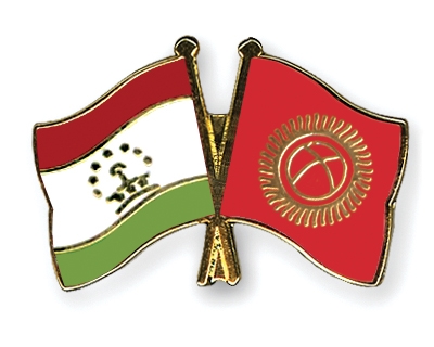 Fahnen Pins Tadschikistan Kirgisistan