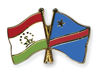 Fahnen Pins Tadschikistan Kongo-Demokratische-Republik
