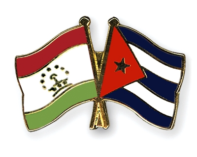 Fahnen Pins Tadschikistan Kuba
