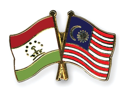 Fahnen Pins Tadschikistan Malaysia
