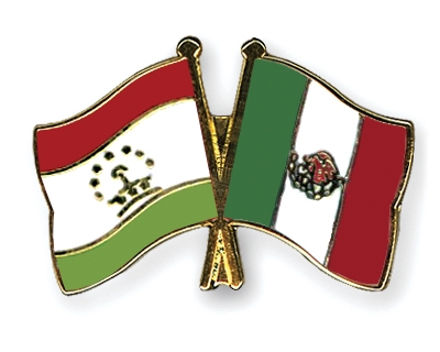 Fahnen Pins Tadschikistan Mexiko