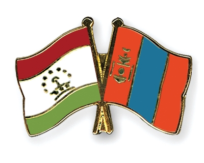 Fahnen Pins Tadschikistan Mongolei