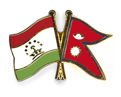 Fahnen Pins Tadschikistan Nepal