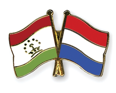 Fahnen Pins Tadschikistan Niederlande