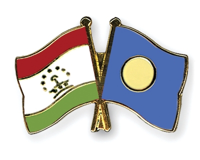 Fahnen Pins Tadschikistan Palau
