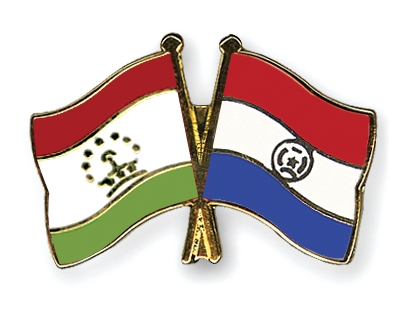 Fahnen Pins Tadschikistan Paraguay