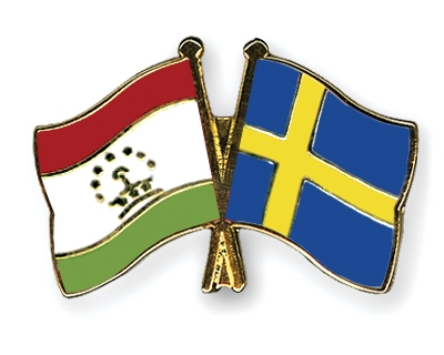 Fahnen Pins Tadschikistan Schweden