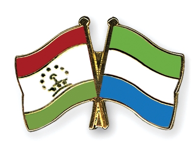 Fahnen Pins Tadschikistan Sierra-Leone