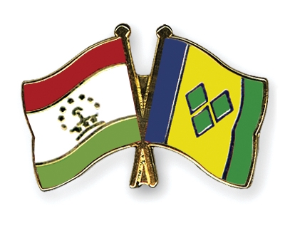 Fahnen Pins Tadschikistan St-Vincent-und-die-Grenadinen