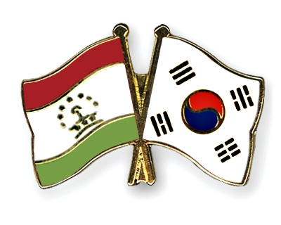 Fahnen Pins Tadschikistan Sdkorea