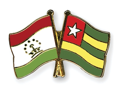 Fahnen Pins Tadschikistan Togo
