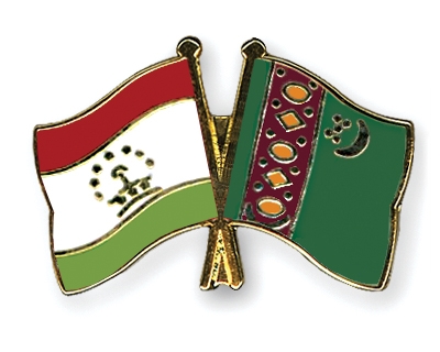 Fahnen Pins Tadschikistan Turkmenistan