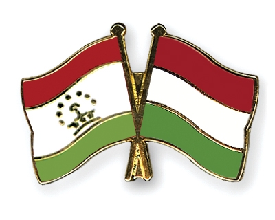 Fahnen Pins Tadschikistan Ungarn
