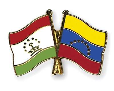 Fahnen Pins Tadschikistan Venezuela