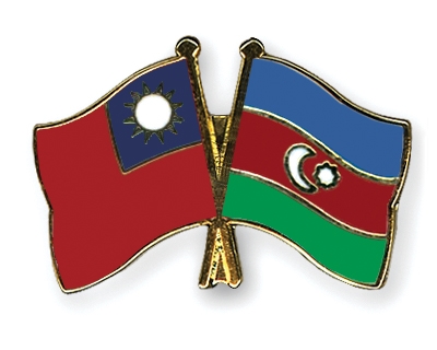 Fahnen Pins Taiwan Aserbaidschan