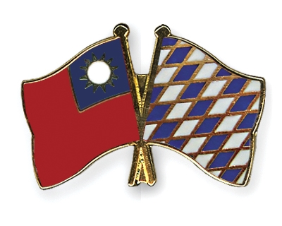 Fahnen Pins Taiwan Bayern